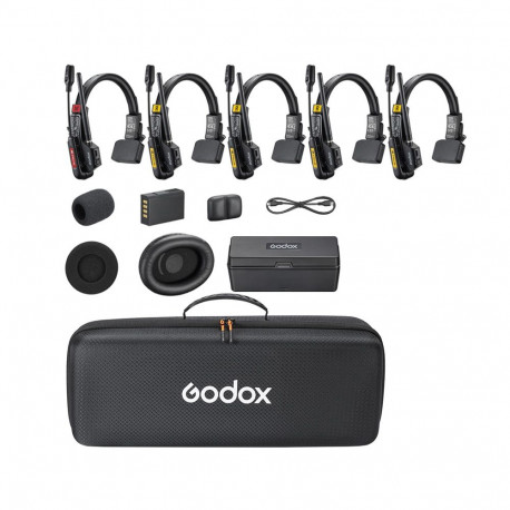 Godox Skytalk Air 5S Intercom System For 5 Person