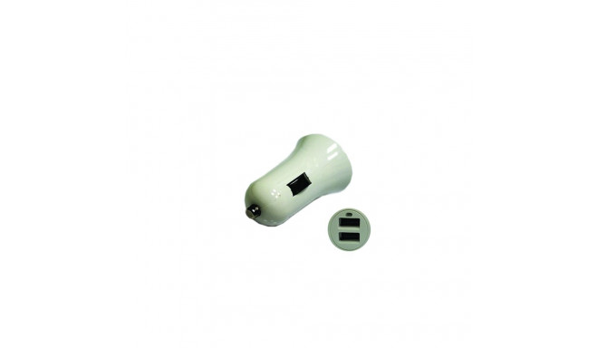 Car Charger 2xUSB 2.0: 12V-24V, 3.1A
