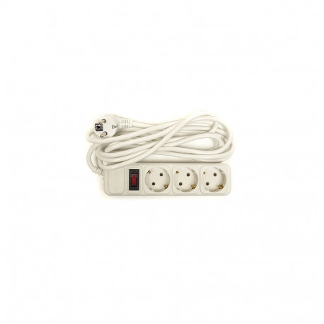 Extension cord 3m, 3 sockets, with switch