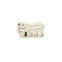 Extension cord 3m, 3 sockets, with switch