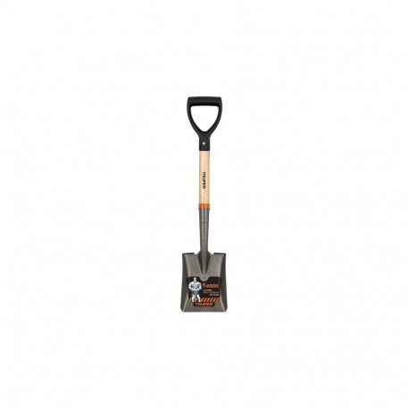 Truper small shovel with wooden shaft  D-grip handle, 72cm