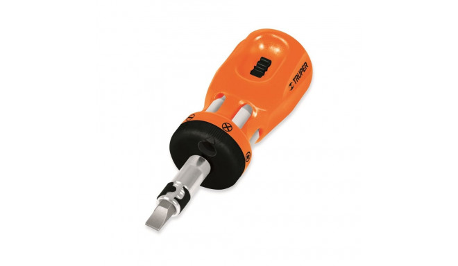 Ratchet mini screwdriver with 12 bits Truper®