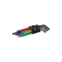 Hex L-key set Bahco 9pcs 1.5-10mm, color coded