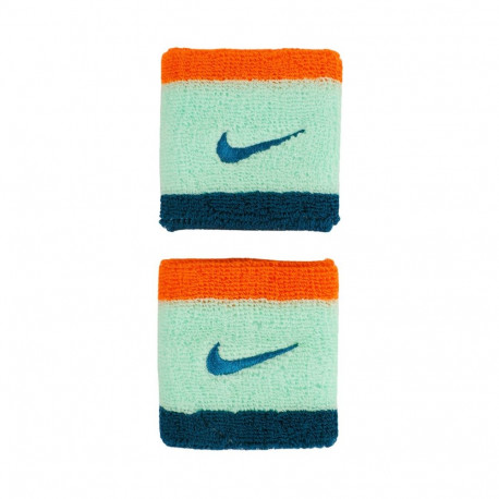Frotki na rękę Nike Swoosh Wristbands 2 szt. zielone N1012405322