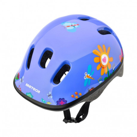Kask rowerowy Meteor KS06 S 48-52 cm Garden niebieski 24815