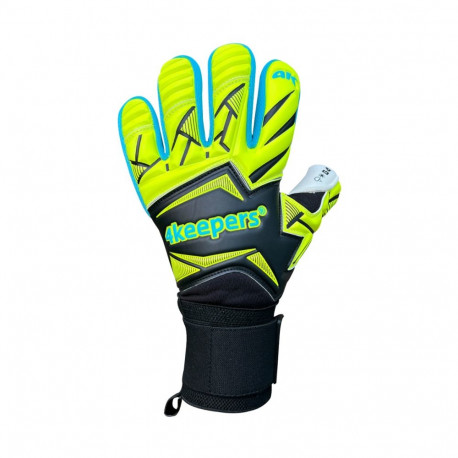 Rękawice bramkarskie 4Keepers Force V5 25 Wave NC junior czarno-zielone fluo 6