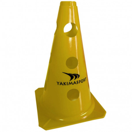 Pachołek z otworami Yakima Sport 23 cm żółty 100042