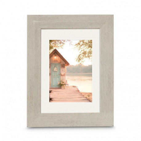 Hama Cottage Plastic Frame 15x20 Taupe incl.Passepartout   193340