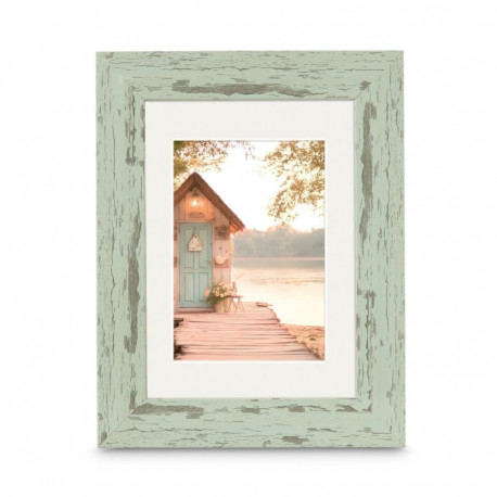 Hama Cottage pastell-piparmünt 13x18 plastikust paspartuuga 193334