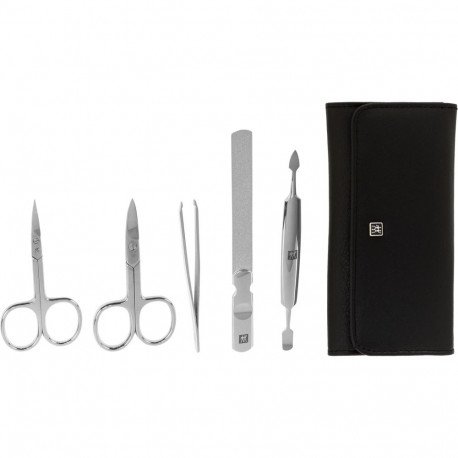 ZWILLING Maniküre Pediküre Set 5tlg. mit Nagelschere, Leder