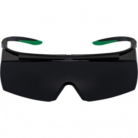 uvex super f OTG welding safety spectacles black/green