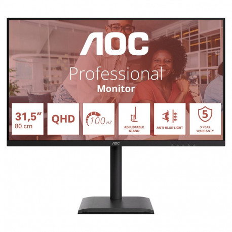 "AOC 81,3cm (31,5"") Q32E4U 16:09 2xHDMI+DP+USB IPS black"