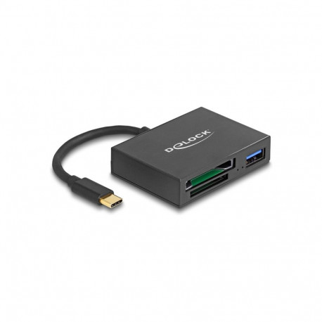 "USB-C™ Card Reader für XQD und SD Speicherkarten + USB 5 Gbps Typ-A Port"