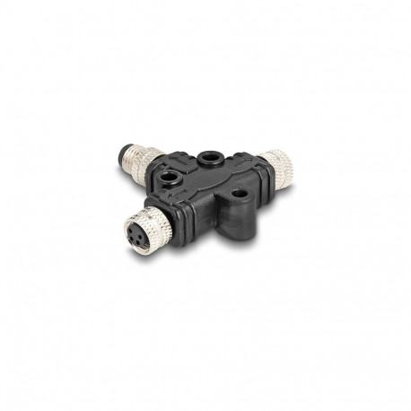 "M8 T-Splitter A-kodiert 4 Pin 1 x Stecker zu 2 x Buchse Parallelschaltung"
