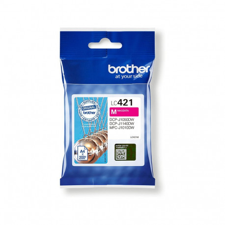 Brother LC-421M magenta tindikassett (u 200 lehekülge)