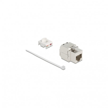 "Keystone Modul RJ45 Buchse zu LSA Cat.8.1 STP mit Metall Latch werkzeugfrei"