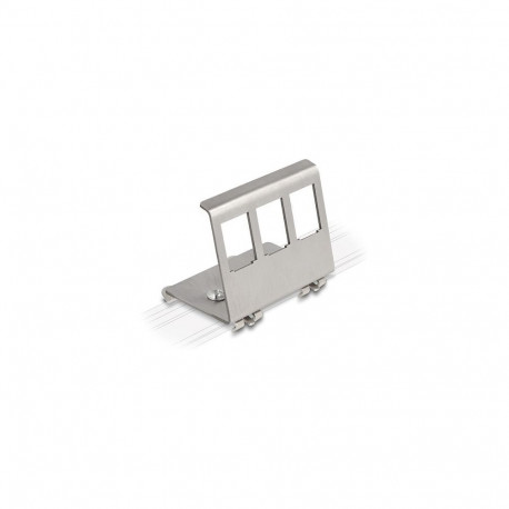 "Keystone Metall Halterung 3 Port für Hutschiene"