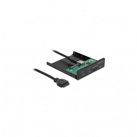 "Front Panel 3.5? USB 5 Gbps 1 x USB Type-C™ + 2 x USB Typ-A + SD und Micro SD Slot"