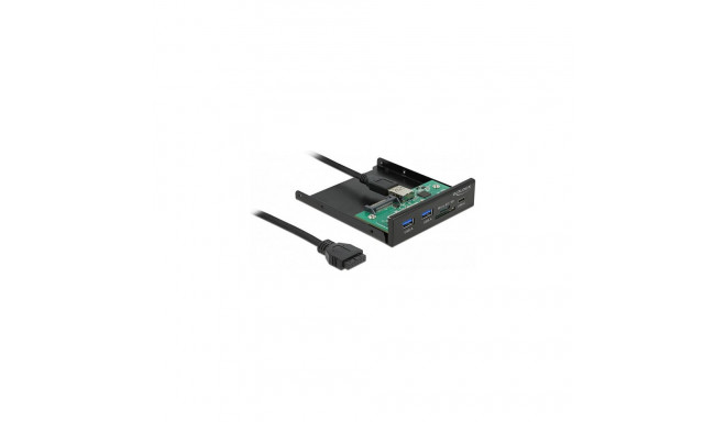 "Front Panel 3.5? USB 5 Gbps 1 x USB Type-C™ + 2 x USB Typ-A + SD und Micro SD Slot"
