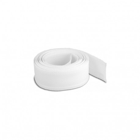 "Geflechtschlauch mit Klettverschluss 5 m x 19 mm weiß"