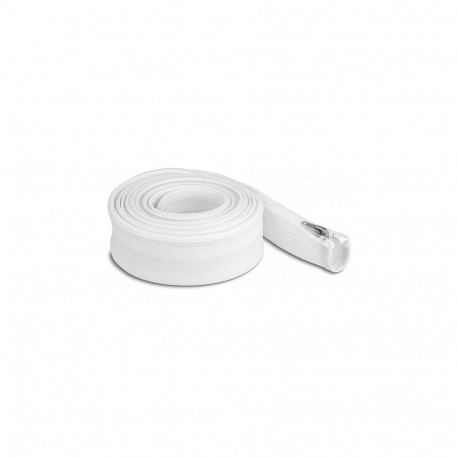 "Geflechtschlauch mit Reißverschluss hitzebeständig 3 m x 50 mm weiß"