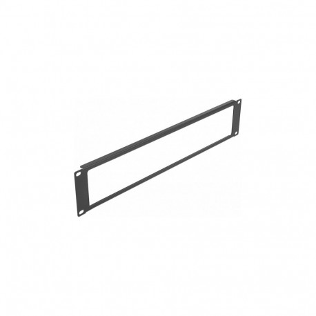 19" võrgukapi avaga paneel 2 HE must