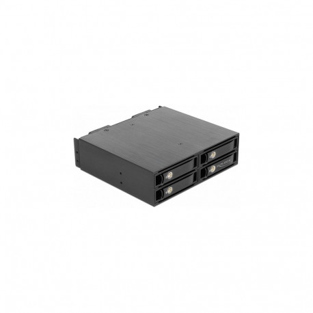 5.25" vahetusraam 4 × 2.5" U.2 NVMe SSD jaoks lukustatavate sahtlitega