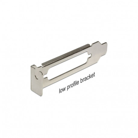 "Low Profile Slotblech mit D-Sub 25 Öffnung"