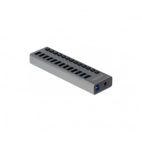 "Externer USB 5 Gbps Hub mit 13 Ports + Schalter"