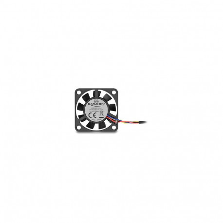 Aksiaalventilaator 12 V DC, 40 x 40 x 10 mm, must