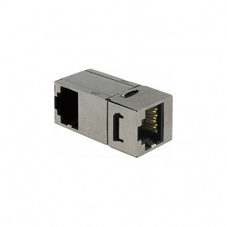 "Keystone Modul RJ45 Buchse > RJ45 Buchse Cat.6 90°"