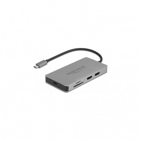 USB Type-C™ dokkimisjaam 4K - Dual HDMI MST / USB 3.2 / SD / LAN / PD 3.0