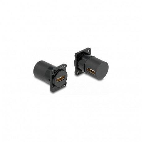 Delock D-tüüpi HDMI moodul, pesa-pesa, 90° nurgaga