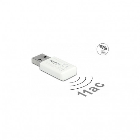 "Delock USB 3.0 Dualband WLAN ac/a/b/g/n Micro Stick 867 + 300 Mbps"