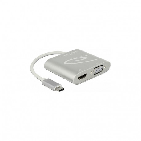 "USB Type-C™ Splitter (DP Alt Mode) > 1 x HDMI + 1 x VGA out"
