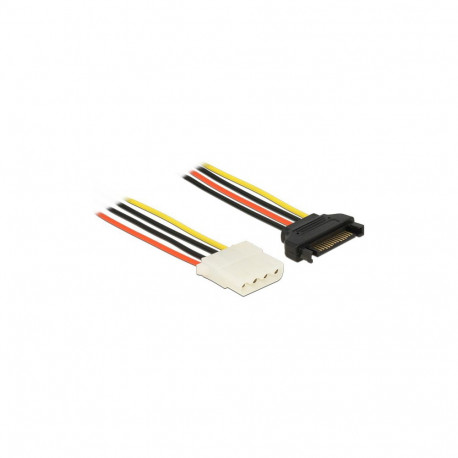 "Delock Stromkabel SATA 15 Pin Stecker > 4 Pin Buchse 50 cm"