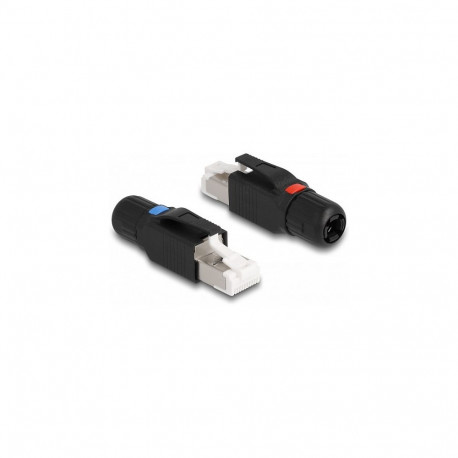 Delock RJ45 kohapeal monteeritav pistik Cat.6A