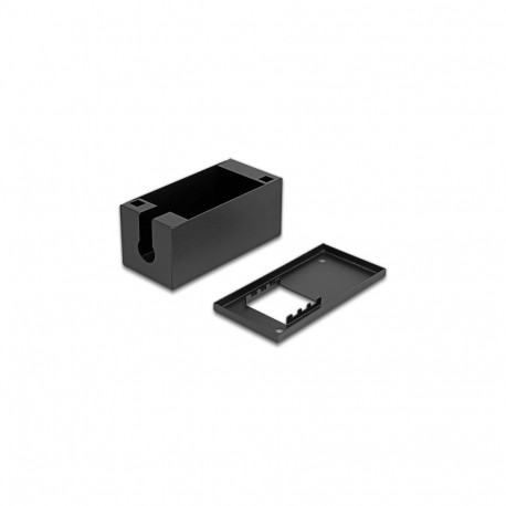 "Easy 45 Modulträger für Tisch- oder Wandmontage - 2 Port (22,5 x 45 mm) oder 1 Port (45 x 45 mm), M