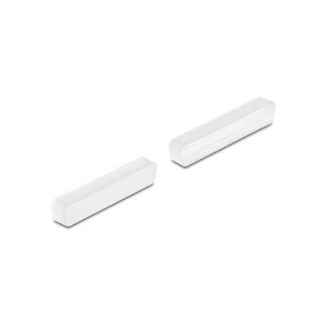 D-Sub 37 pistiku tolmukaitse, 2 tükki, läbipaistev