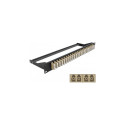 "Delock 19? LWL Patchpanel 24 Port LC Quad beige"
