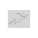 "Delock Keystone Patchpanel 12 Port grau"