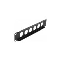 "Delock 10? D-Typ Patchpanel 6 Port schwarz"