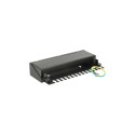 "Delock Keystone Desktop Patchpanel 12 Port schwarz"