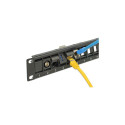"Delock 19? Keystone Patchpanel 24 Port drehbar schwarz"