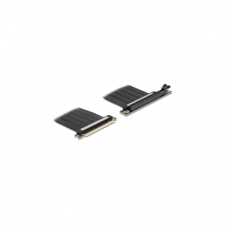 "Riser Karte PCI Express 4.0 x16 Stecker zu x16 Slot 90° gewinkelt mit Kabel 30 cm"