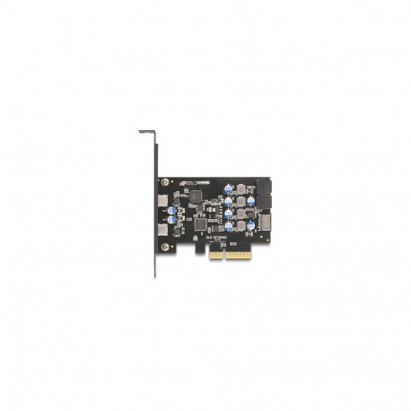 PCI Express x4 kaart 2 x väline USB Type-C + 1 x sisemine USB 10 Gbps Typ-E Key A ja 1 x 19 Pin pist