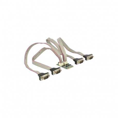 "Modul MiniPCIe I/O PCIe full size 4 x Seriell RS-232 mit Spannungsversorgung"