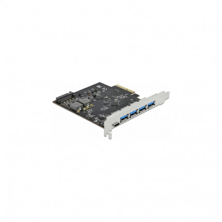 "PCI Express x4 Karte zu 1 x USB Type-C™ + 4 x USB Typ-A - SuperSpeed USB 10 Gbps"