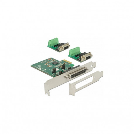 PCI Express x1 kaart 2 x RS-422/485 jadapordiga, ESD-kaitse ja valikuline liigpingekaitse