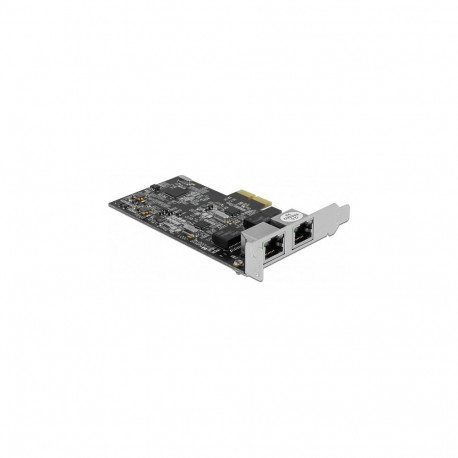 "PCI Express x2 Netzwerkkarte 2,5 Gigabit LAN 2 x RJ45 RTL8125"